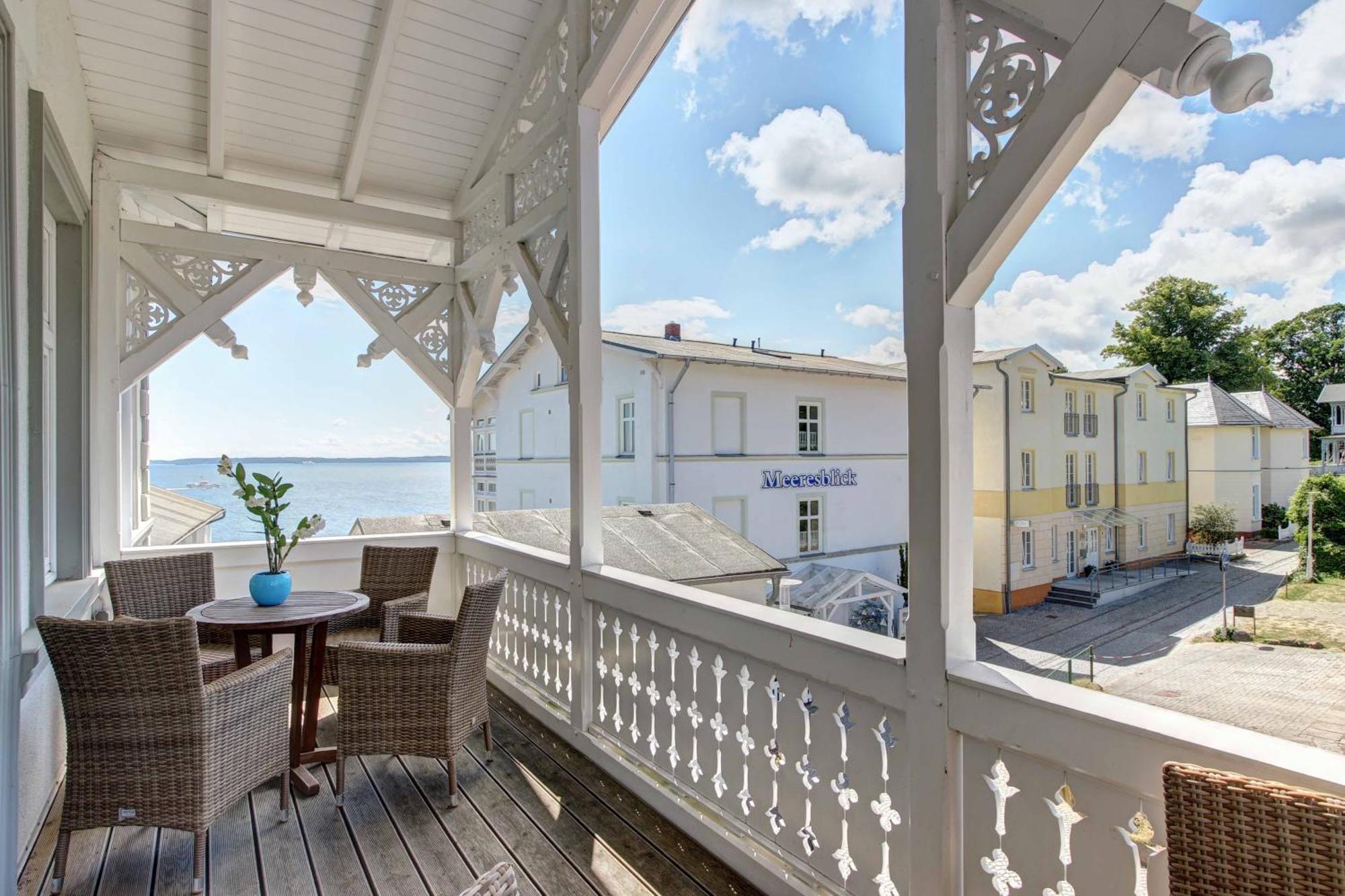 Villa Fernsicht - Wohnung Nr 1 - Mit Meerblick ザスニッツ エクステリア 写真