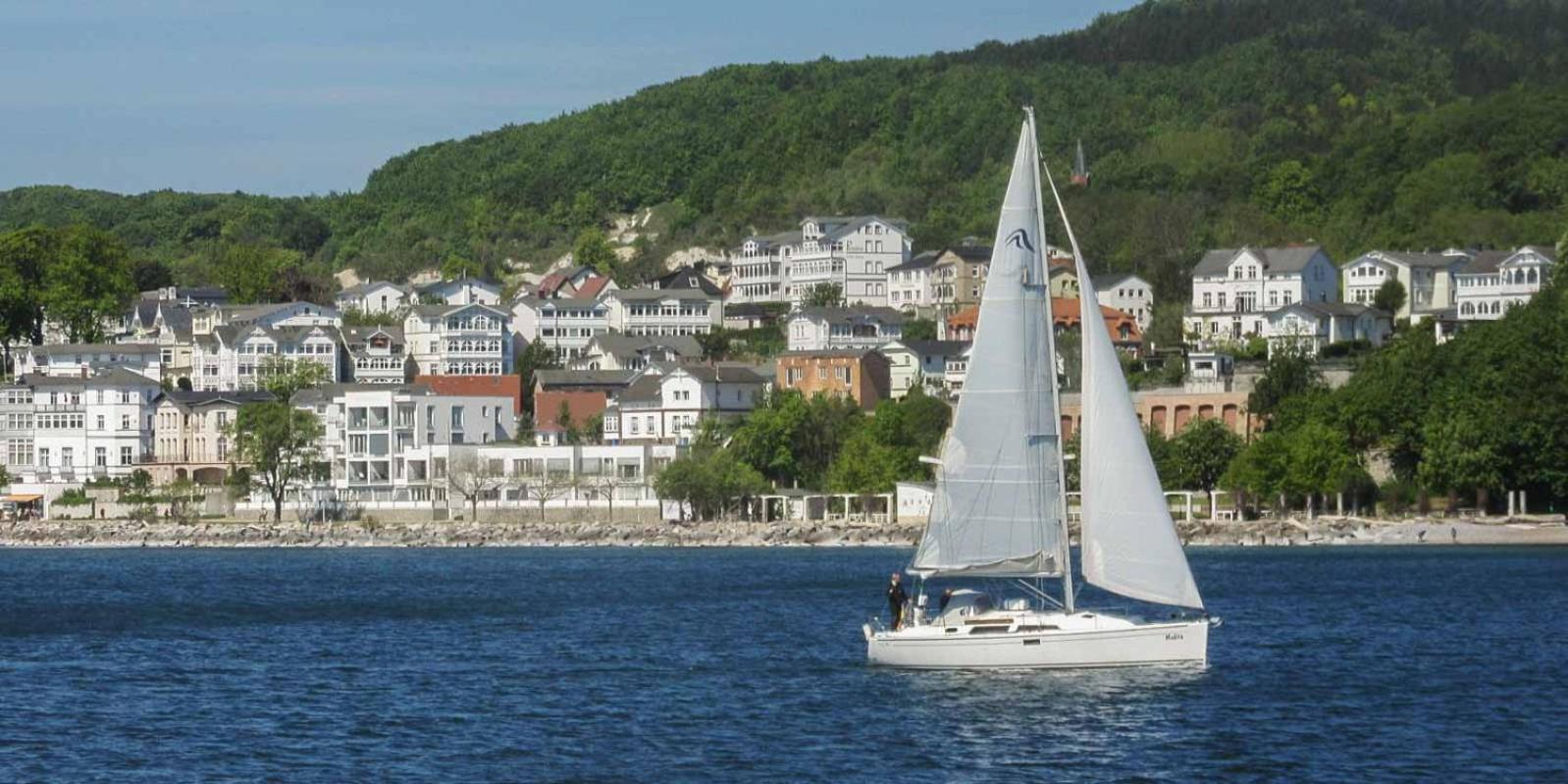 Villa Fernsicht - Wohnung Nr 1 - Mit Meerblick ザスニッツ エクステリア 写真
