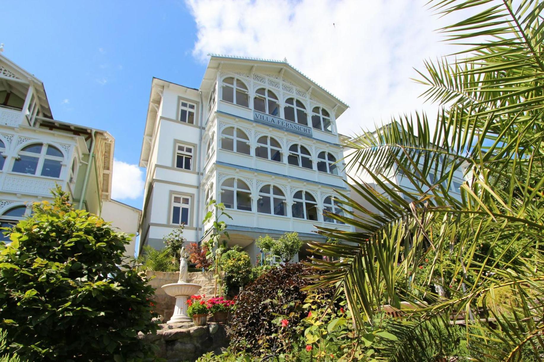 Villa Fernsicht - Wohnung Nr 1 - Mit Meerblick ザスニッツ エクステリア 写真