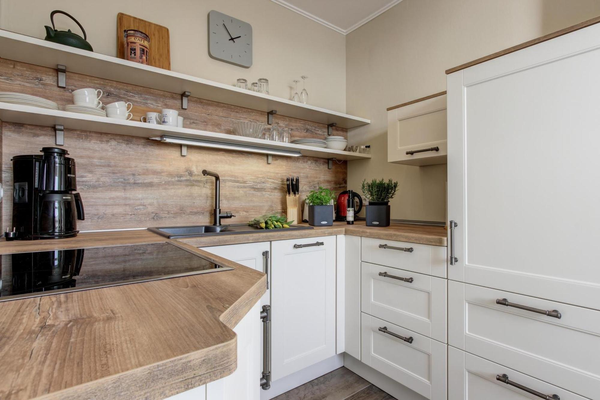 Villa Fernsicht - Wohnung Nr 1 - Mit Meerblick ザスニッツ エクステリア 写真